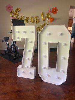 Marquee numbers.