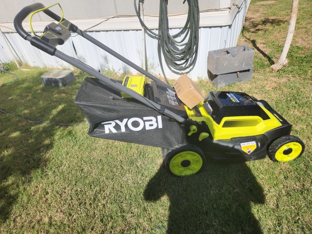 RYOBI 40V HP Brushless 20 in. Cordless Battery Walk Behind Push Lawn Mower with 6.0 Ah Battery and Charger