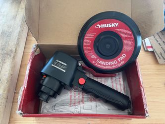 Husky Dual Action Air Sander with 6" Sanding Pad