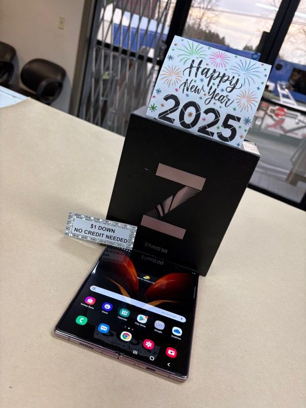 Samsung Galaxy Z Fold 2 5G Only $5 Today Pay The Rest Later!