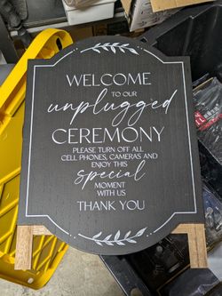 Wedding signs