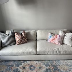 Crate & Barrel Oceanside 102" Sofa Couch