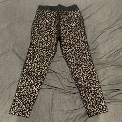 Leopard Print Pants w/ Sparkles