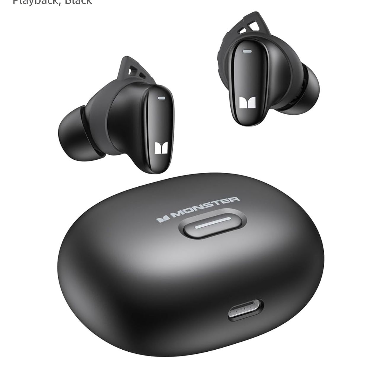 Monster N-Lite 206 Bluetooth Earbuds Wireless Earphones Bluetooth 5.4 in-Ear Earbuds Headphones Built-in Mic