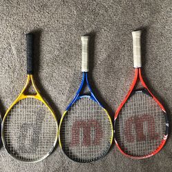 Wilson Tennis Racquet 25 -$15 Each