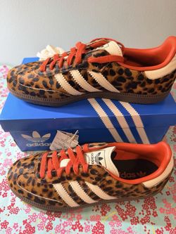 Brand New Adidas Samba OG "Leopard Pony Hair" Women's Sizes 6.5, 7, 8