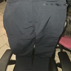 F.A. 952303 Dark Navy 30W/30L Fleese Lined Softshell Snow Ski Pants