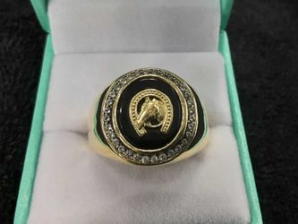Men's Ring - Yellow Gold 14k (.585) 10.1 grams Size 11