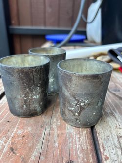 Votive holder rustic or old metal look. 36 pcs