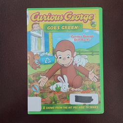 3/$10 🌟 Curious George Goes Green DVD