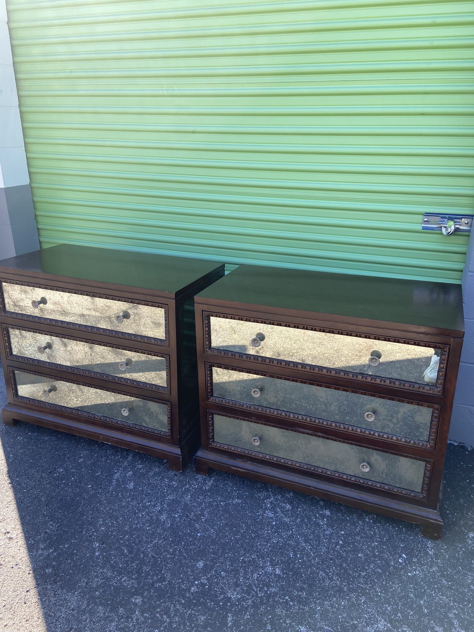 Mirrored Night Stands