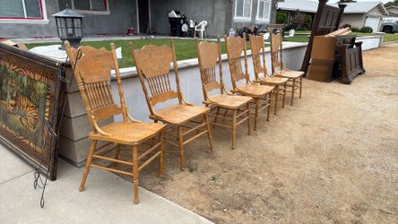 Oak chairs