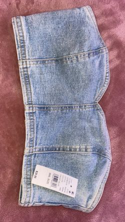 Pacsun glittery jean top