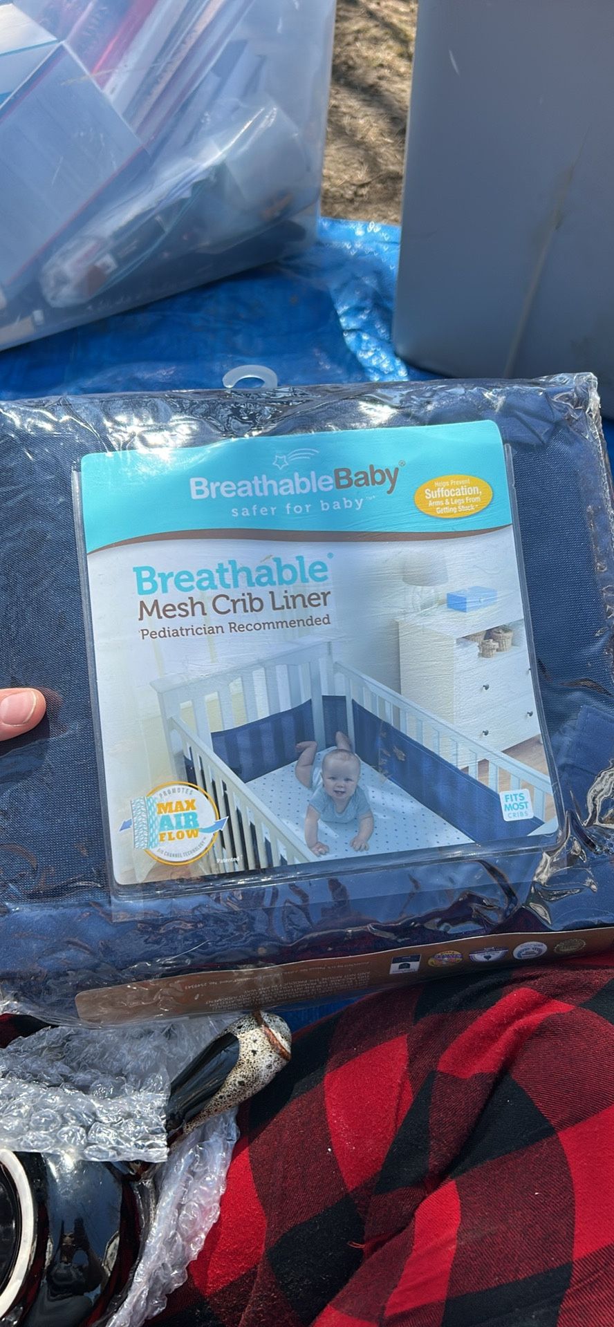 Breathable Baby Crib Liner 