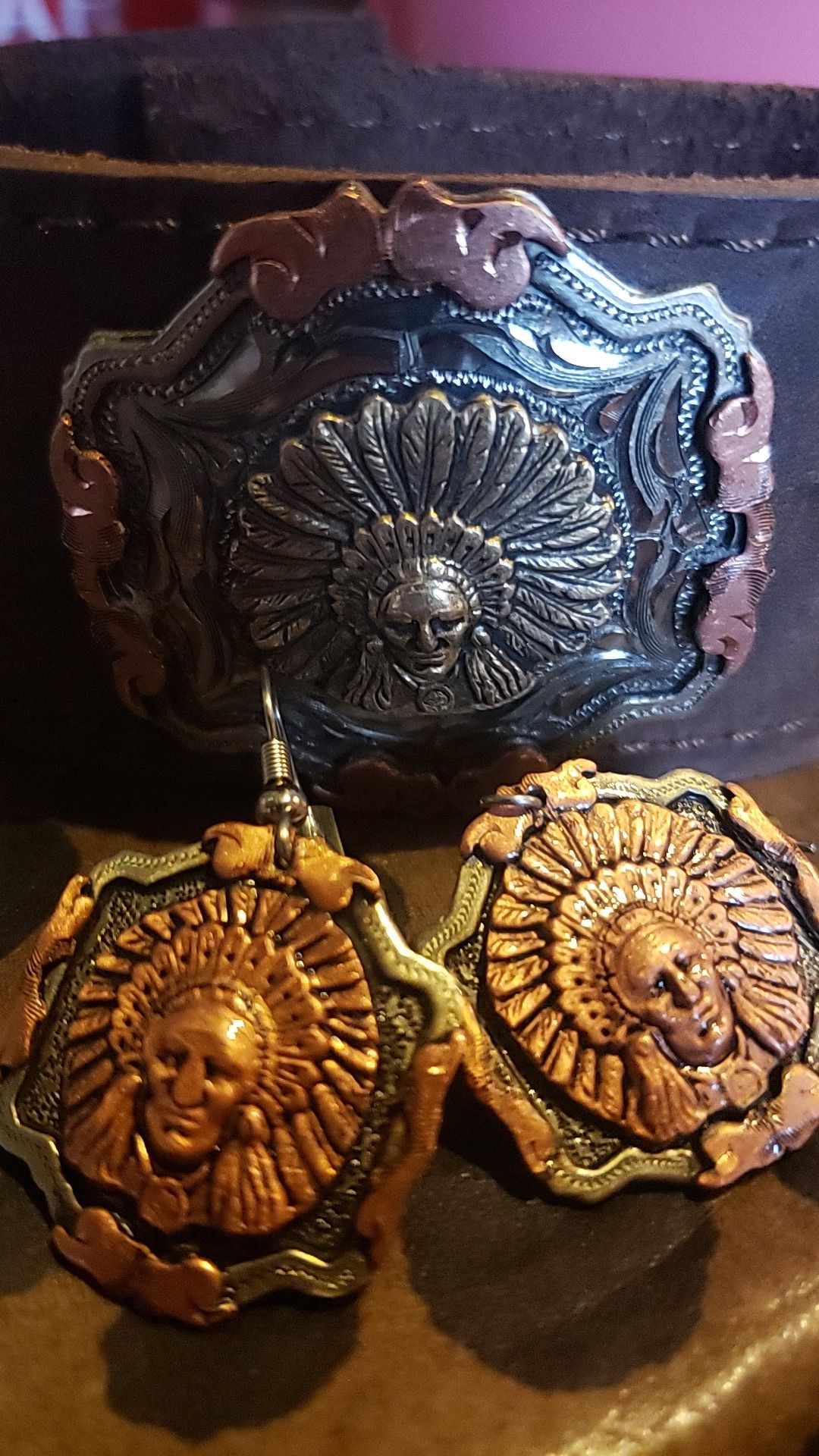 Cheif bracelet and earrings