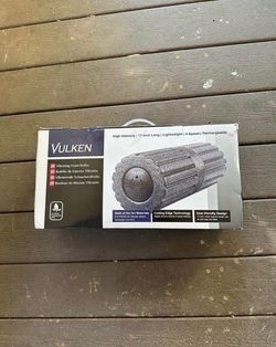 Vulken Extra Long 17" Vibrating Foam Roller 4 Speeds 3800RPM High Intensity Quick Charge Electric Foam Roller Tissue Massager for Muscle Recovery