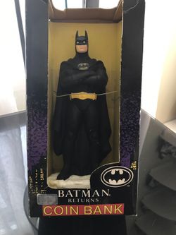 Batman bank statue