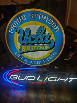 UCLA Bruins Bud Light Neon Sign