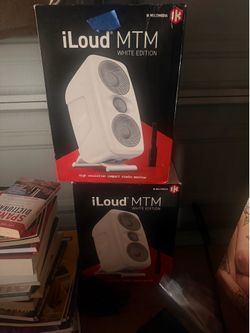 iloud MTM Ik Multimedia Audio Monitor pair with boxes and mics (room auto calibration)