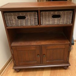TV/Stereo Storage Console -   Beautiful Espresso Finish 