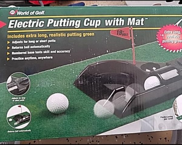 New Electric Putting Cup With Mat For In Scottsdale Az Offerup New Electric Putting Cup With Mat