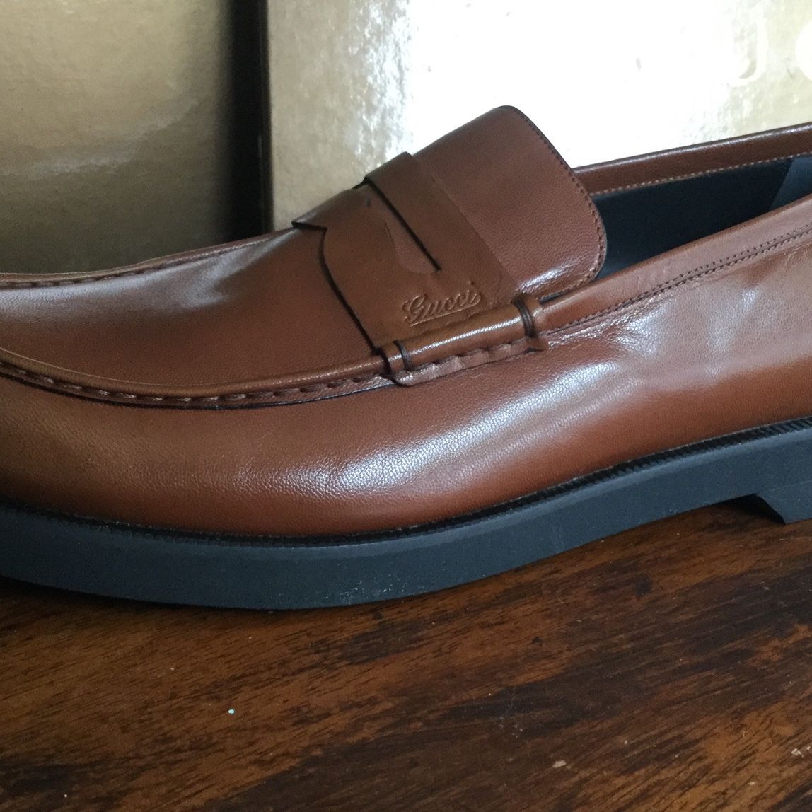 Authentic Penny Loafers Size 12.5 Runs Large