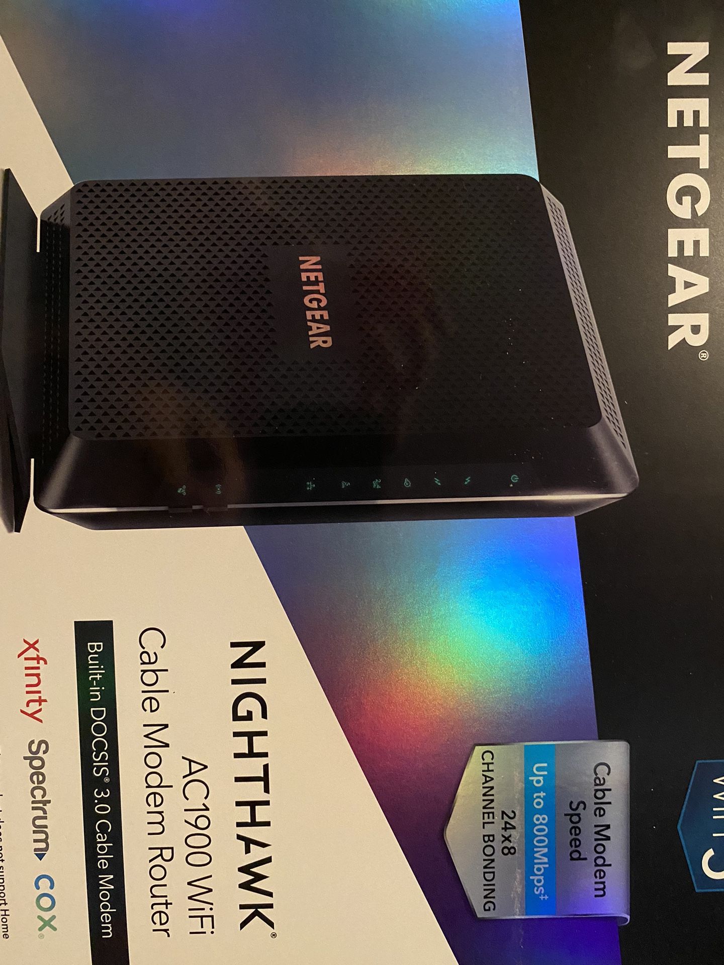 Nighthawk AC1900 WiFi Cable Modem Router