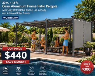 Brand new 12x20 pergola gazebo worth $749