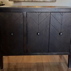 Beautifully carved real wood cabinet