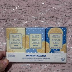 Set Of Three Soap Bar Collection 