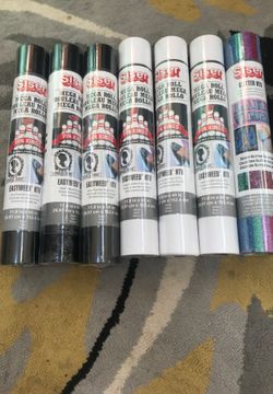 Siser heat transfer vinyl Mega Rolls 11.8 X 60 Inches ($18 Each)