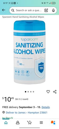 Hand Sanitizing Wipes