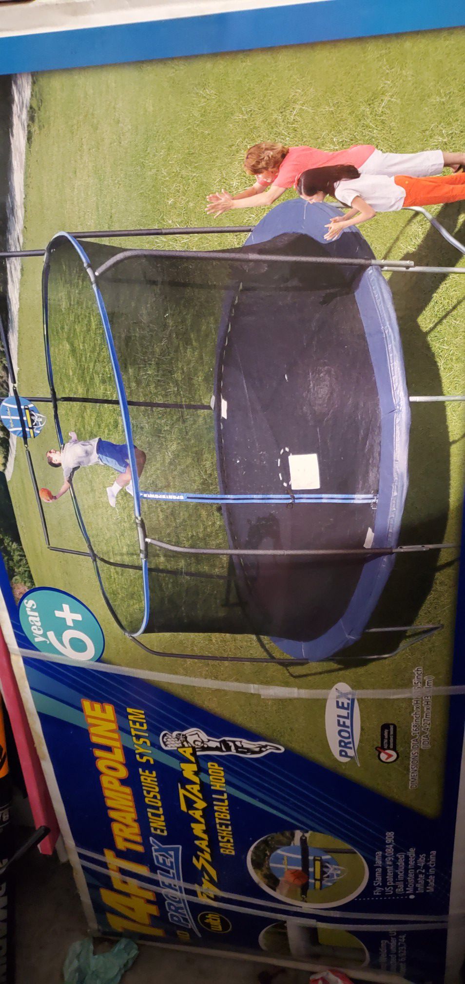 14ft trampoline BRAND NEW.