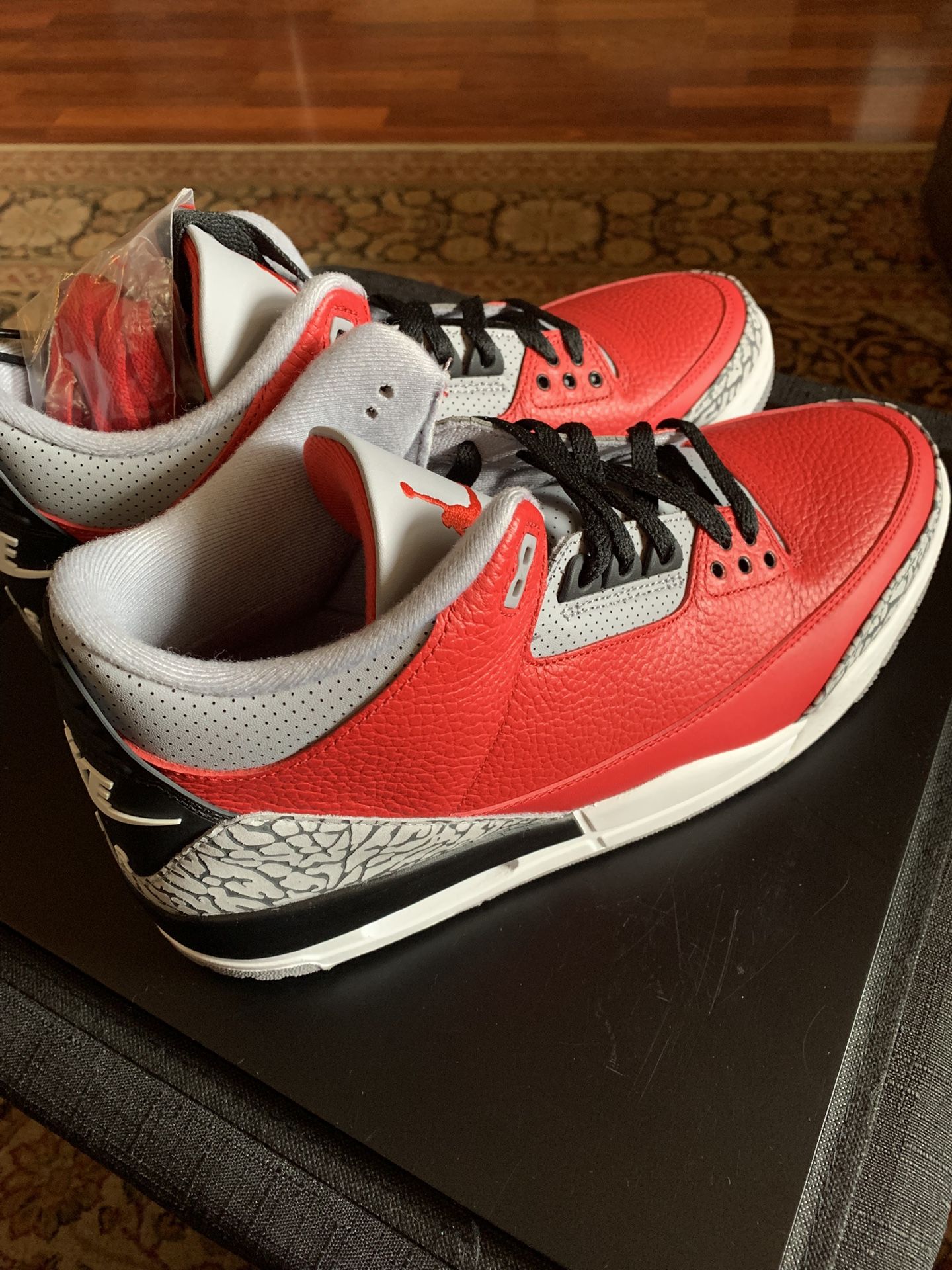 New Air Jordan 3, Fire Red, Size 12