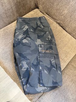 YoungLA Camo Cargo Shorts