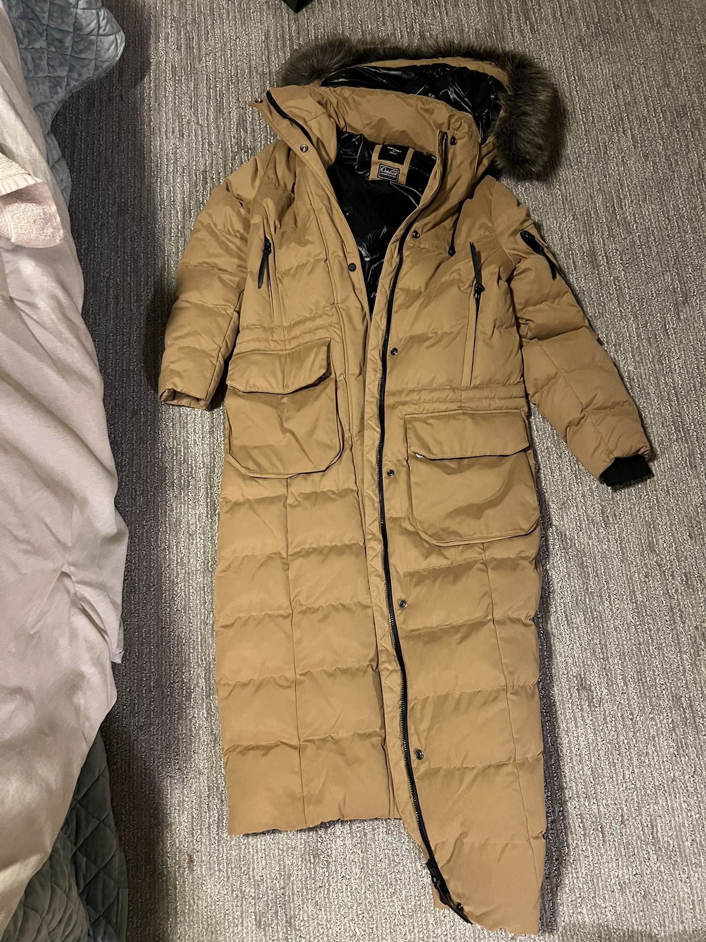 Superdry Microfibre Expedition Longline Parka Coat