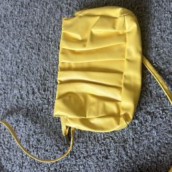 Yellow Leather Purse