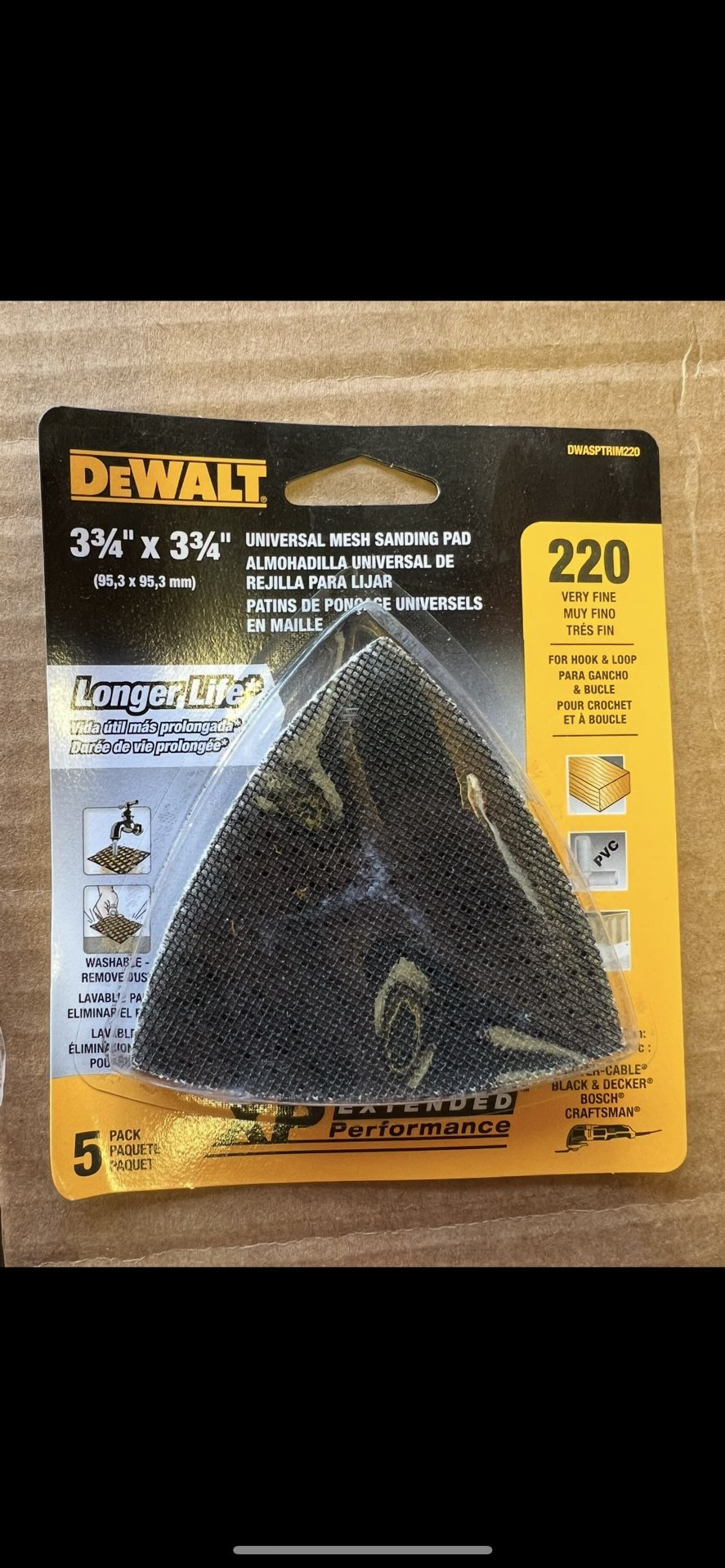 DeWalt Multi Tool Sandpaper