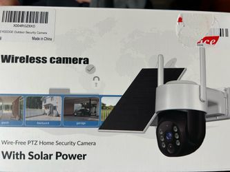 Outdoor solar camera