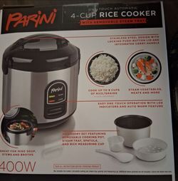 NEW PARINI 4 CUP RICE COOKER