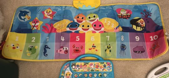 Baby Shark Toy Piano Mat And Learning ABC