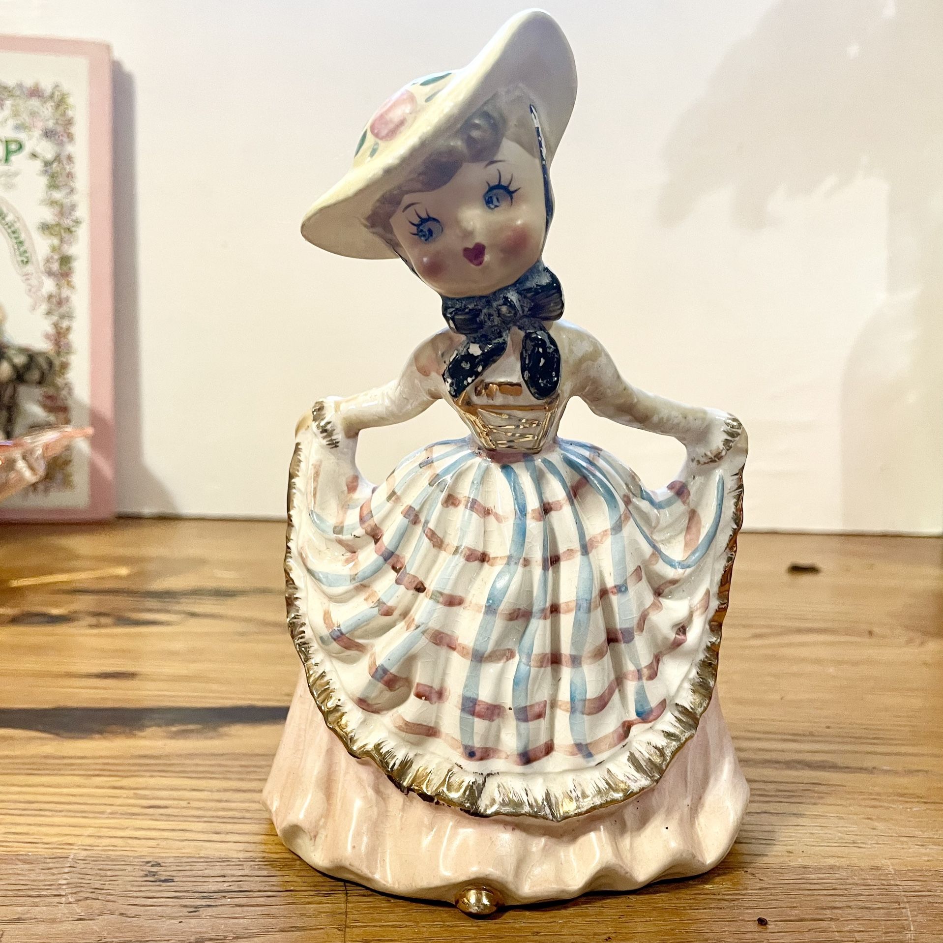 Vintage Girl Planter 1940s