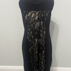 Black and Gold Dress L