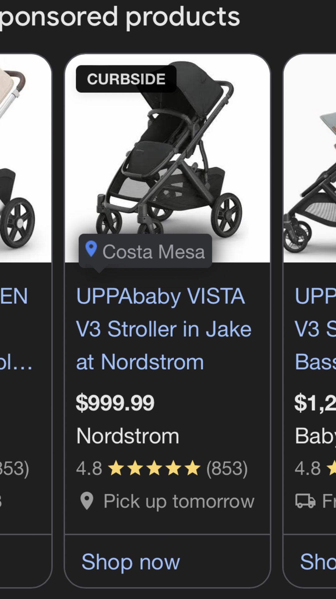 Brand New UPPAbaby V3 Stroller