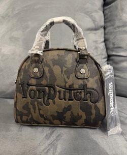 VON DUTCH CHOPPER CROSS BOWLING BAG DARK CAMO