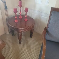 Side Table 29" Dia, 24.5" Tall