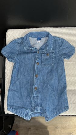 Baby Boy Chambray Outfit 