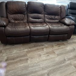 Leather Couch Recliner