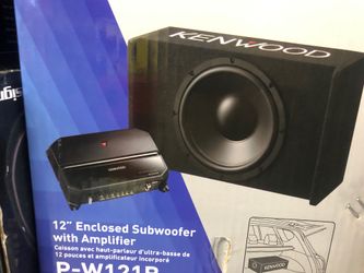 12” KENWOOD subwoofer box p-w121B