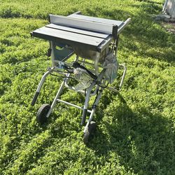 Adjustable table top saw